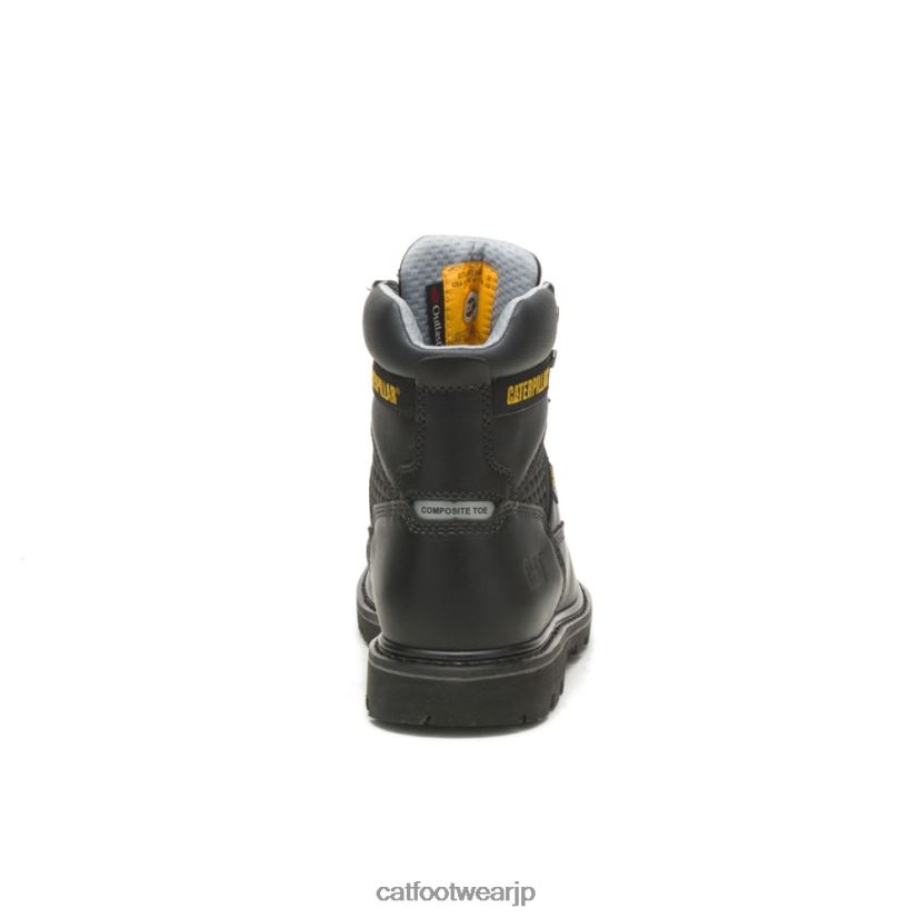 構造クールコンポジットつま先ワークブーツ 黒 男性 N2JB0V70 Caterpillar |ワークブーツ